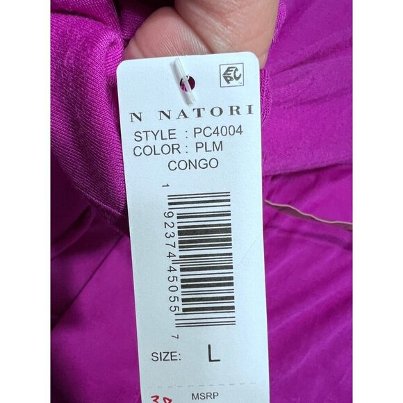 Natori plum Congo robe womens size large - Picture 3 of 7